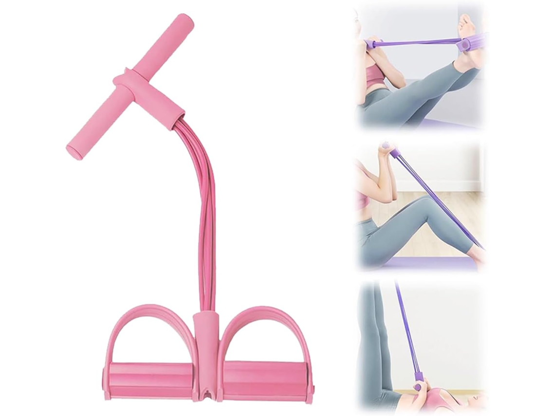 Faixas Elásticas De Resistência Para Fitness, Ajustáveis, Antiderrapantes E Portáteis | Puxador Tensão Com