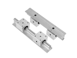 2pçs Rail Linear 200mm E Bloco De Rolamento Sbr12uu