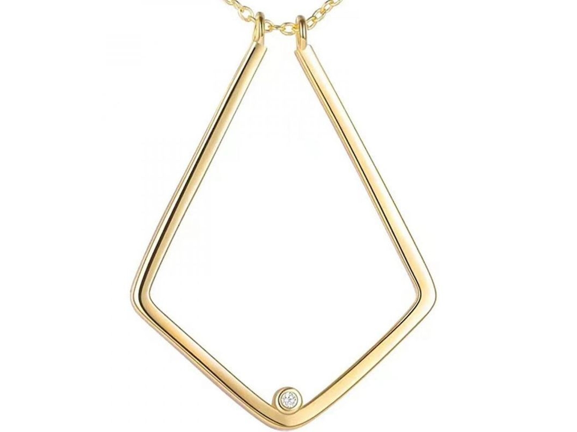 2026-colgante De Collar Porta Anillos De Plata Para Mujer Esposa Novia Joyería Ape Oro