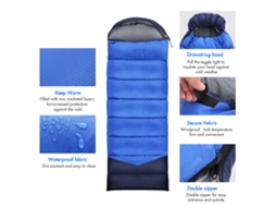 Saco de Dormir Envelope Individual de Inverno