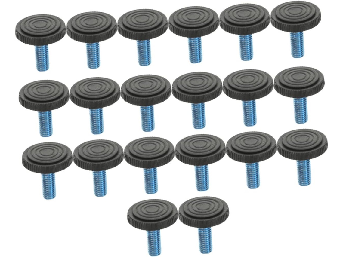 Conjunto De 30 Niveladores Móveis Ajustáveis Com Rosca Para Mesas, Armários E Cadeiras Resistente