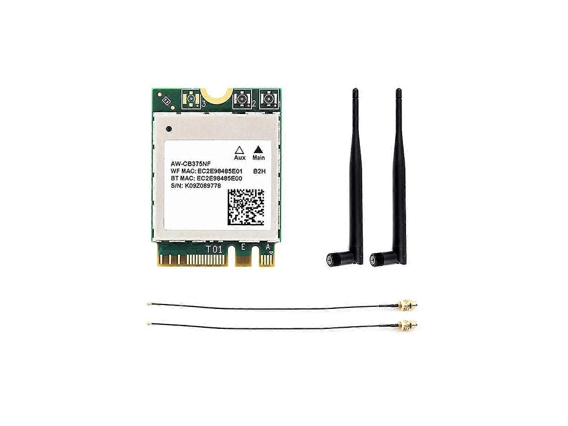 Placa De Rede Sem Fio De Banda Dupla Aw Cb375nf 2.4g/5ghz Módulo Sem Fio De Banda Dupla Wifi De 5ª Geração Slowmoose