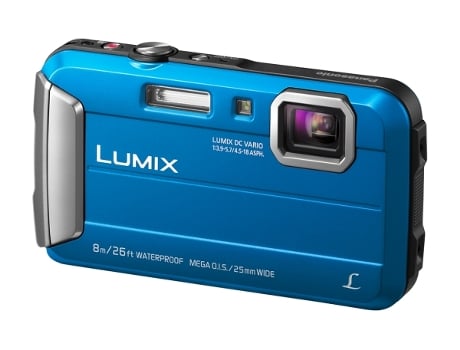 Máquina Fotográfica Compacta PANASONIC LUMIX DMC-FT30 (Azul - 16.1 MP - ISO: 100 a1600 - Zoom Ótico: 4x) — 16.1 MP | Zoom ótico 4x
