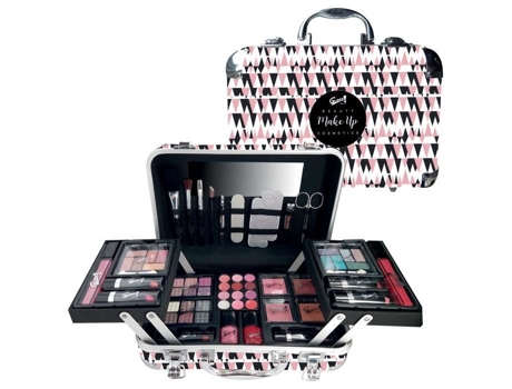 Estojo de Maquiagem Xxxl Design Rosa e Preto GLOSS
