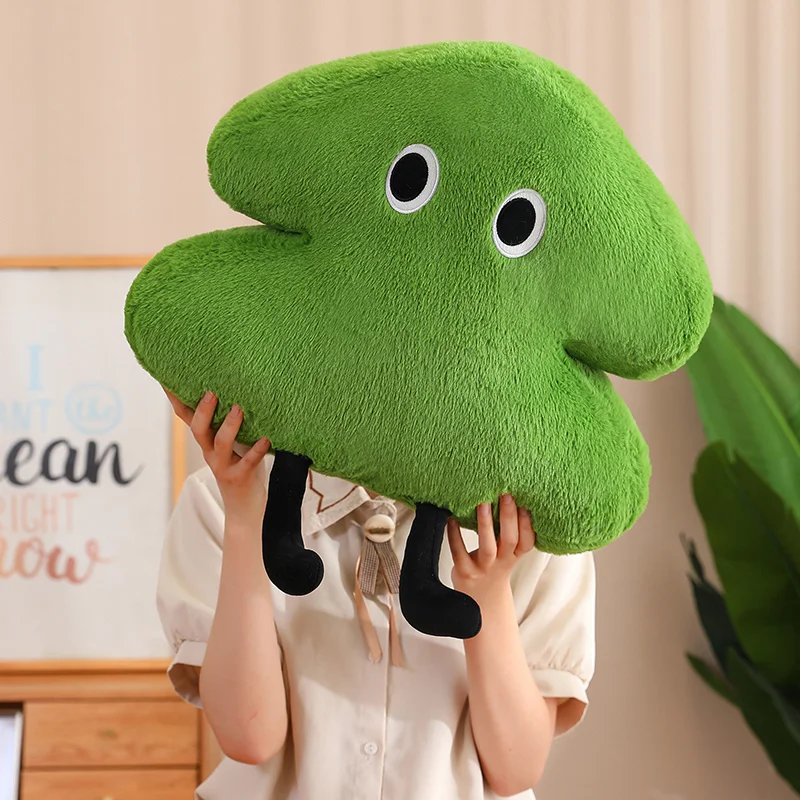 Almofada/travesseiro Pequeno em Formato de Árvore para Adultos Decoração de Casa MDUG (verde, 43cm)