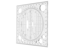 Régua De Desenho Multifuncional Jiawu, Ferramenta De Gabarito Para Design Artístico Em Acrílico E Marcenaria, Ideal Para