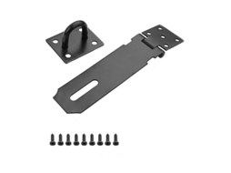 Placa De Fechadura E Parafuso, Preto, Cadeado De Porta De 5 Polegadas