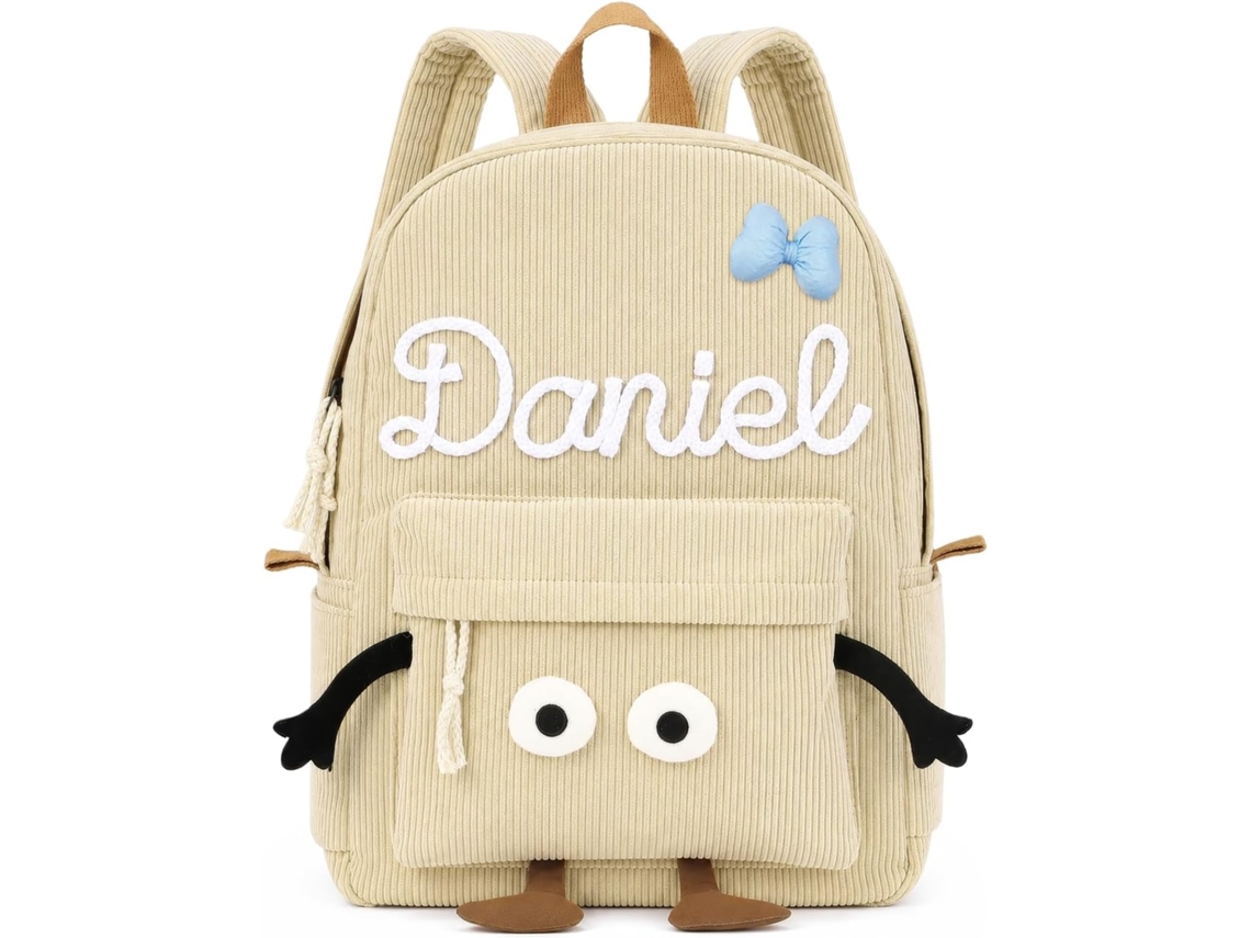 Mochila Infantil Personalizada Jeweidea Com Nome Bordado, Escolar De Grande Capacidade Para Meninos Meninas,