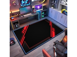 Tapete Cadeira Piso Protetor Antiderrapante 80 X 120 Cm Madeira Azulejo Azul Gamer, Escritório, Chão,