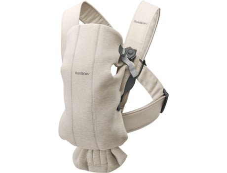 Porta Bebé BABYBJÖRN Mini 3D Jersey Bege Claro