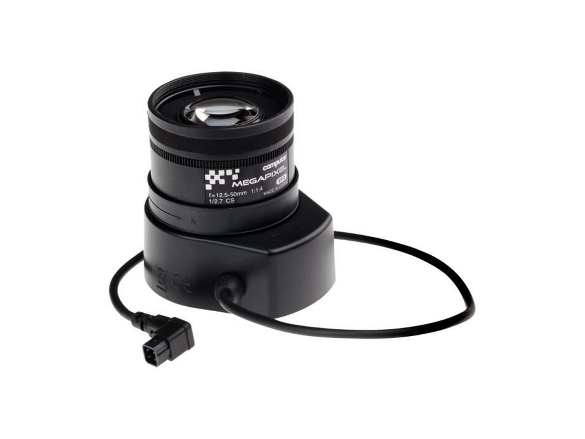 Computar Cctv Varifocal Lens Auto Iris 1 3 Cs Mount 12,5mm 50mm F 1.4 Para Axis P1353, P1353 E,…