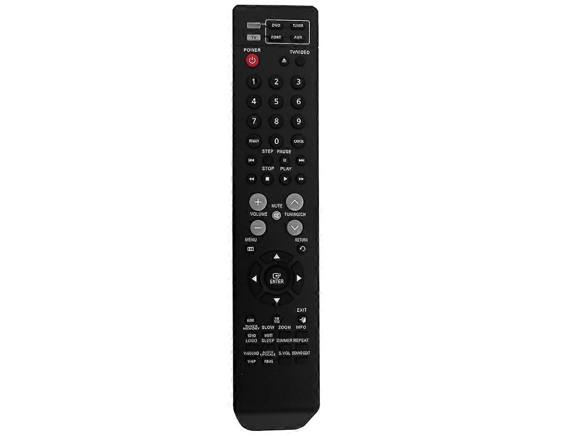 Controle Remoto De Substituição Ah59-01907k Para Sistemas De Home Theater Com Dvd Samsung Ah59-01907s, Ah59-01907r, Ht-z110, Ah59-01907c E Ah59-01907
