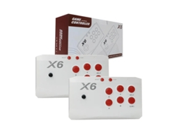 Novo console de videogame X6 com 2 controles de 64 GB e 20.000 jogos