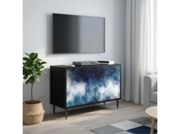 Vidaxl Gabinete Para Tv Raalte 69 X 33 X 50,5 Cm Carvalho Preto