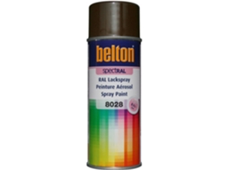 Spray Spect Ral Brillante 400 Ml Ral 8028 Marrón Tierra BELTON