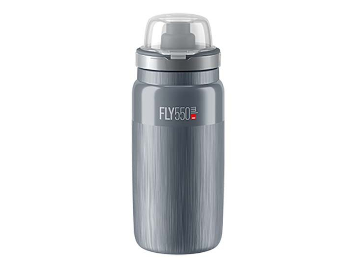 Garrafa de Agua Fly Mtb Tex 550Ml Prateadoelite