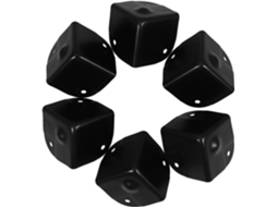 Conjunto De 6 Protetores Canto Metálicos Para Móveis, Protetores Resistentes Para Cantos De Mesas, Escrivaninhas E