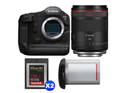 Eos R1 + Rf 24mm F/1.4 L Vcm + 2 Sandisk 128gb Extreme Pro Cfexpress Type B + Canon Lp e19 + Ebook “20 Dicas para Fotos Que Impressionam” CANON