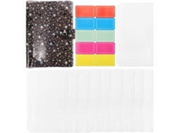 Organizador Osaladi para massas, tamanho A6, resistente à água, com 9 envelopes com zíper, ideal para uso diário fora da mesa e para viagens.
