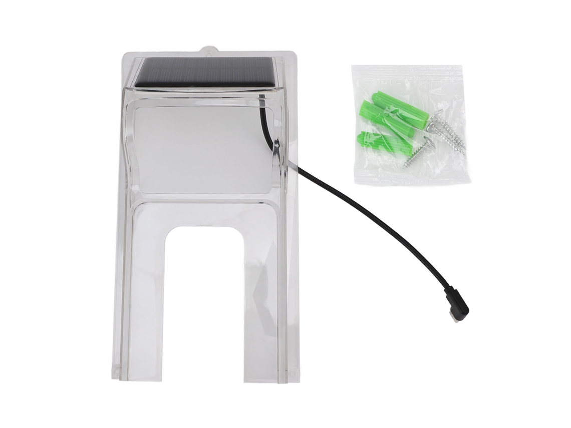 Cubierta Impermeable Para Campainha De Porta De Plástico Transparente Abs Com Energia Solar