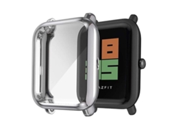 Capa Protetora Lurelia Para Amazfit Bip Cinza