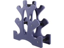 Suporte para Halteres BESPORTBLE Abdominais, Azul Cinza, Estável para 6 Halteres | S/MARCA