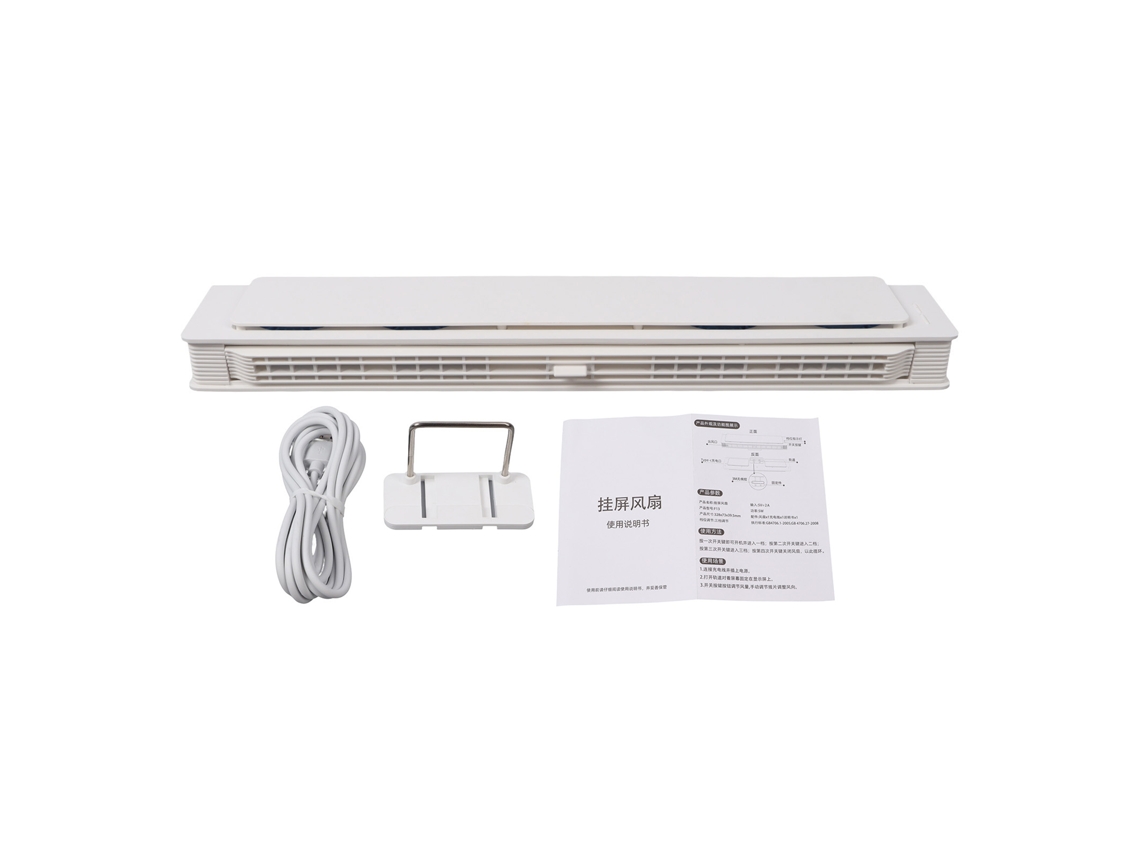 Vents Usb Clip Monitor 4 Velocidades Branco 0.2 0.8 Polegadas