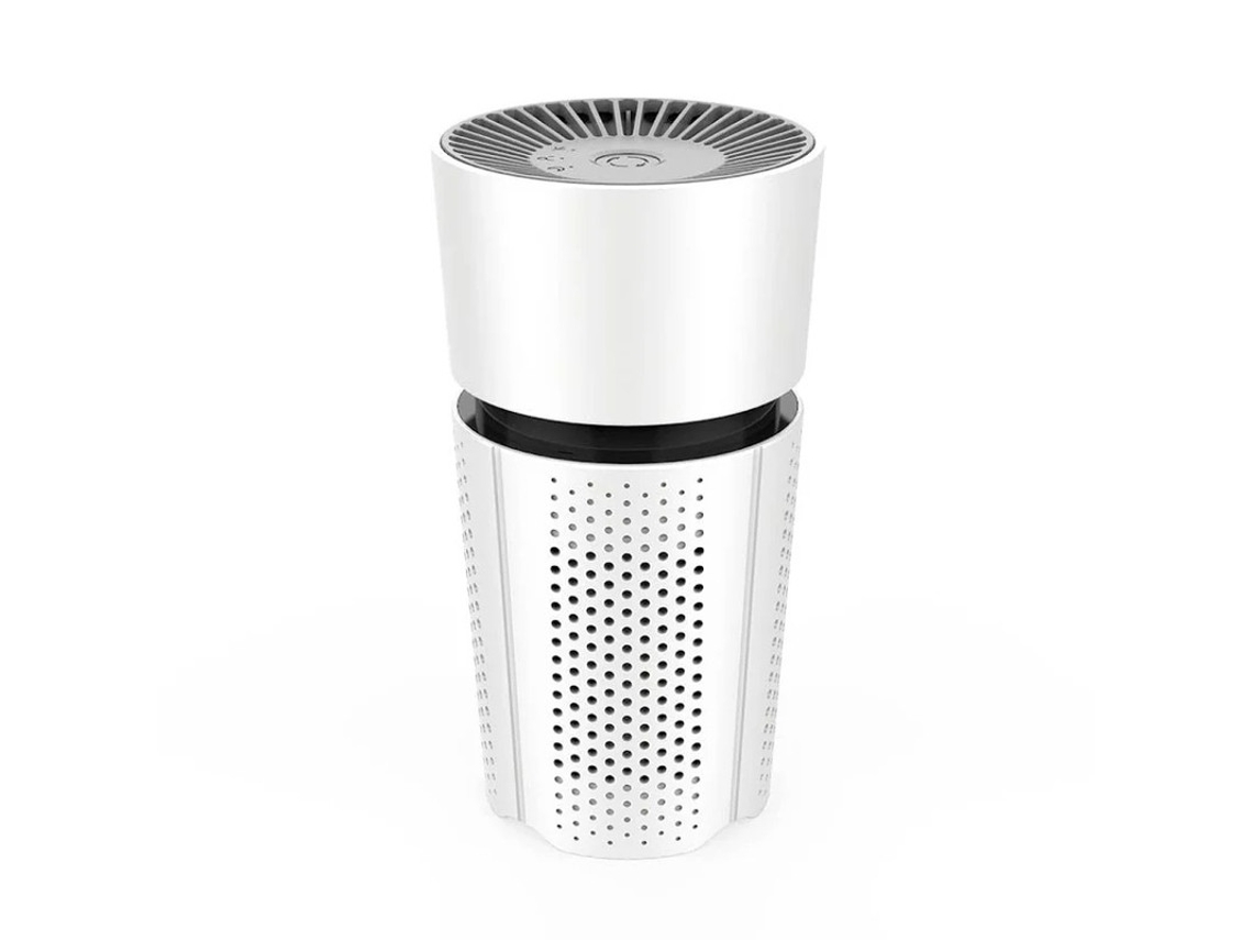 Mini Purificador De Mesa Hepa Para Quarto Bestvite Branco