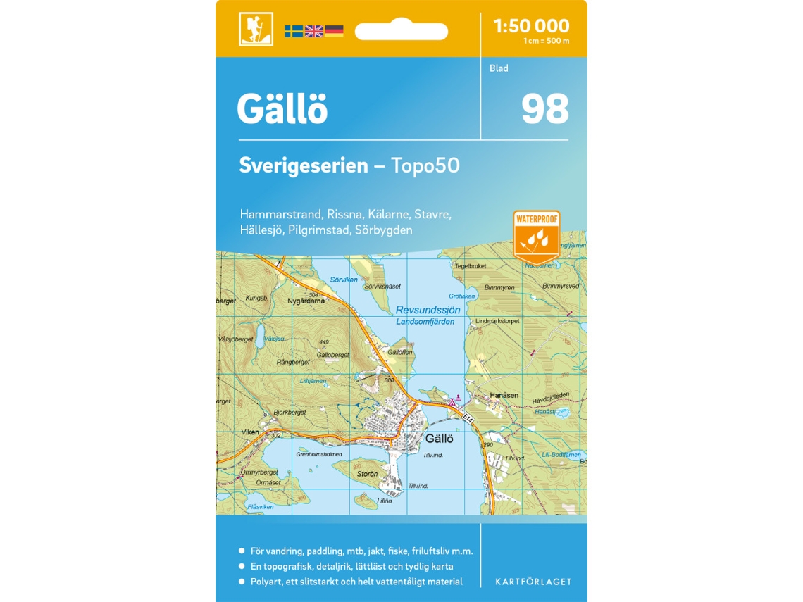 98 Gällö Série Sueca Topo50 BRILVIBERA