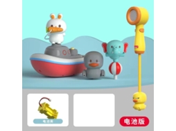Aplicável a Brinquedos de Banho para Bebêschuveiro para Barco a Jato de Água em Formato de Coelho Versão Padrão CHENNNLS
