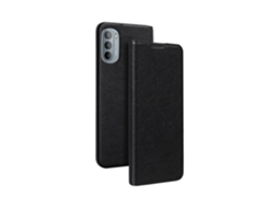 Capa Aba Proteção Completa para Motorola Moto G31 BIGBEN CONNECTED Plástico com Porta-Cartões Preto
