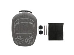 Estuche de viaje para ps vr2 de eva gris, resistente a caídas y portátil, con protector de lente | S/MARCA