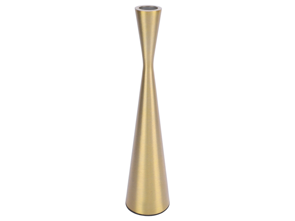 Suporte Para Vela Geométrico Laxiscreed Em Alumínio Ouro Para Decoração Elegante