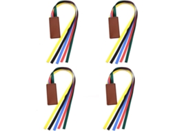 Conjunto de 4 Fitas de Seda Artificial com 5 Coloridas AQUAFORGE