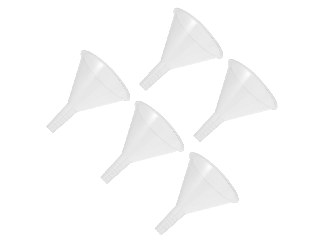 Funil Triangular De Plástico Aboofan Para Visualização Clara E Transferência Líquidos, Pacote Com 5 Unidades Para