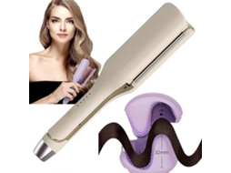 Wave Curling Ferro Rommantic Ovos Franceses Roll Curling Ferro Em Forma De V Cerâmica Big Waves Cabelo Crimper Hengjian