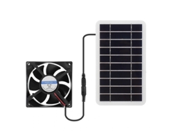 Ventilador Solar 2.5 W com Painel Solar para Animais BRILVIBERA
