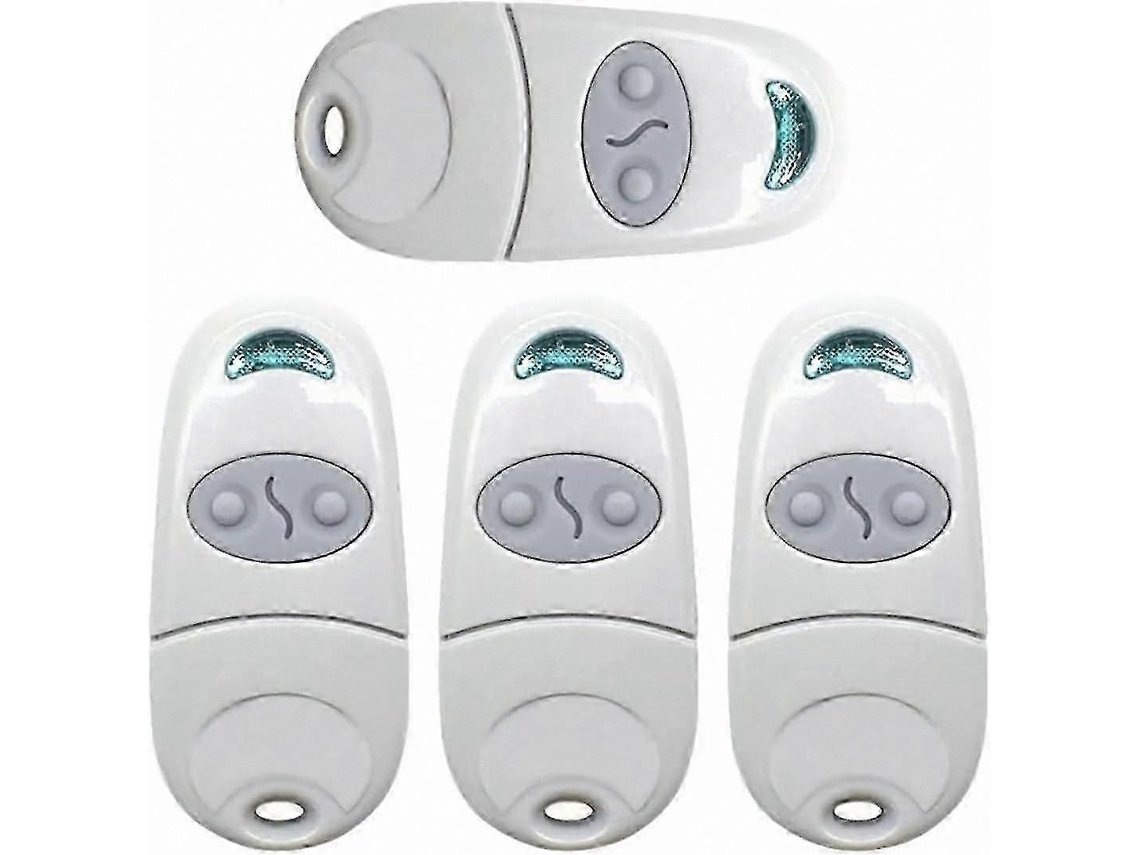 Pacote com 4 Controles Remotos Universais para Portões e Portas de Garagem TAISHENGDA