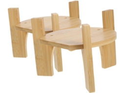 Suporte De Madeira Para Dispensador De Bebidas (2 Peças