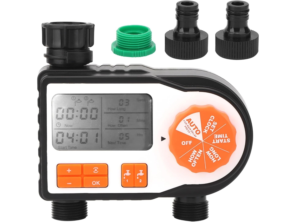 Temporizador De Irrigação Para Jardim Com Visor Lcd, Controlador