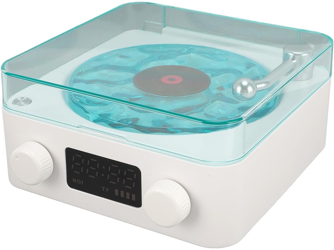 Caixa de Som Vintage Waves Player com Luz Ambiente SFUSHOS