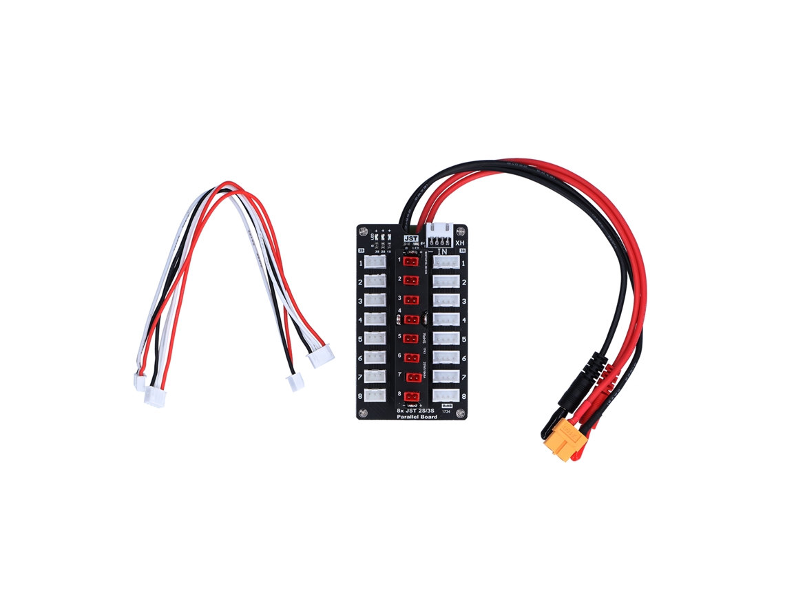Placa De Carregamento De Bateria Lithium Polymer Laxiscreed Com Conector Jst Xh Para 2s/3s