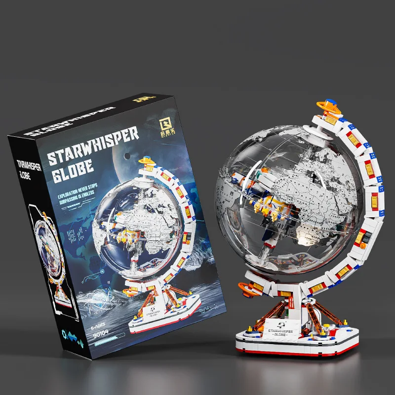 Conjunto de Blocos de Montar com Tema Espacial para Crianças: Modelo Criativo para Montar (faça Você Mesmo) MDUG (estilo 1)