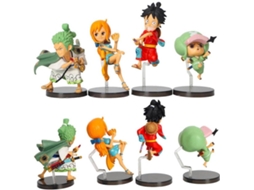 Conjunto de Figuras OEM One Piece: Wafuku (4 unidades - 4 - 7 cm)