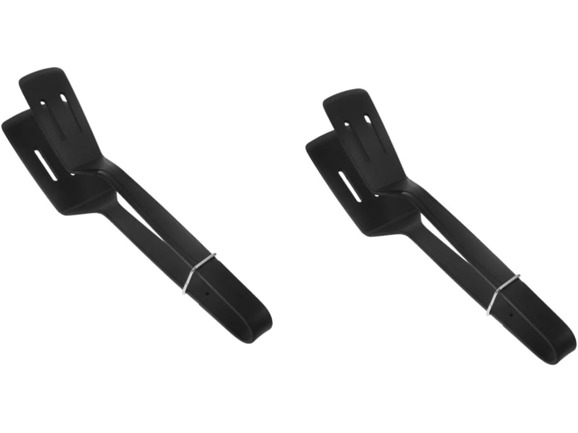 Ibasenice 2 Peças Clip Para Espátula De Fritura, Churrasqueira, Hibachi, Cortador De Hambúrguer, Utensílio De Cozinha