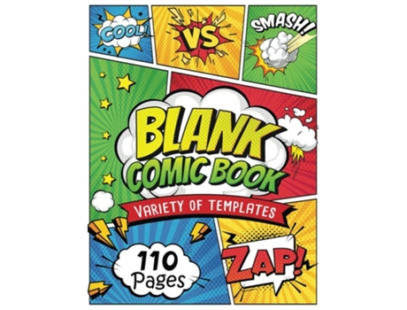 Livro Blank Comic Book Draw Your own Comics And Create The Best Stories de Fairyland Books (Inglês)
