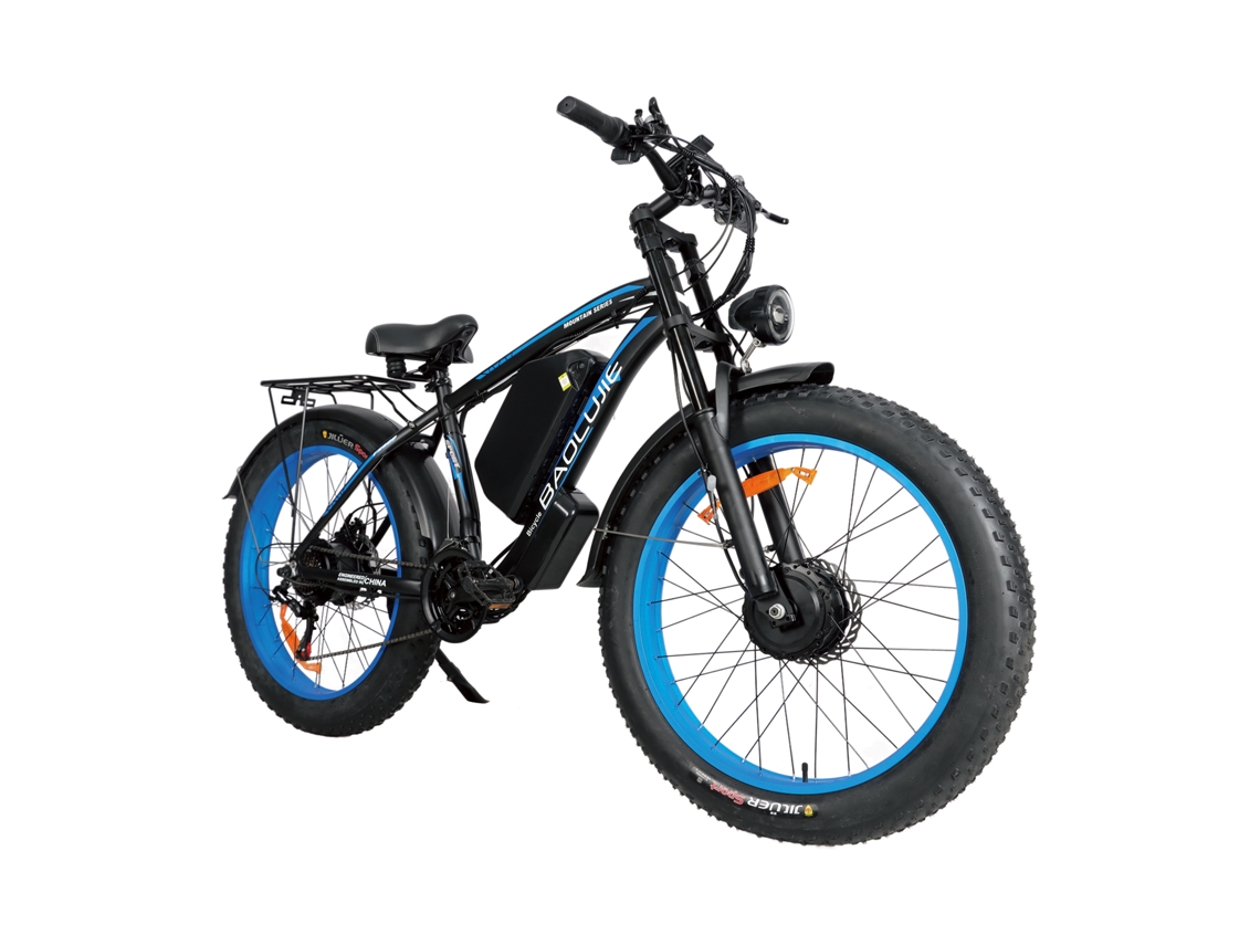 Bicicleta Elétrica BAOLUJIE Dp2602 com Motor Duplo e Bateria de 48v 23ah