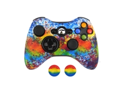 Capa Comando Para Xbox360, Capa Protetora De Silicone Antiderrapante Com Botão De Polegar Cuich