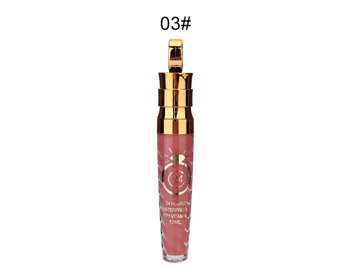 Labial Mate 5 Colores Impermeable Largo Duración Gloss Labial Cosmético 03