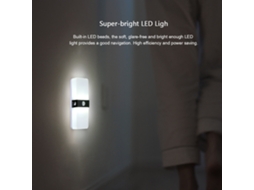 Luz Noturna Led com Sensor de Movimento Sem Fio Pendurável Magnética